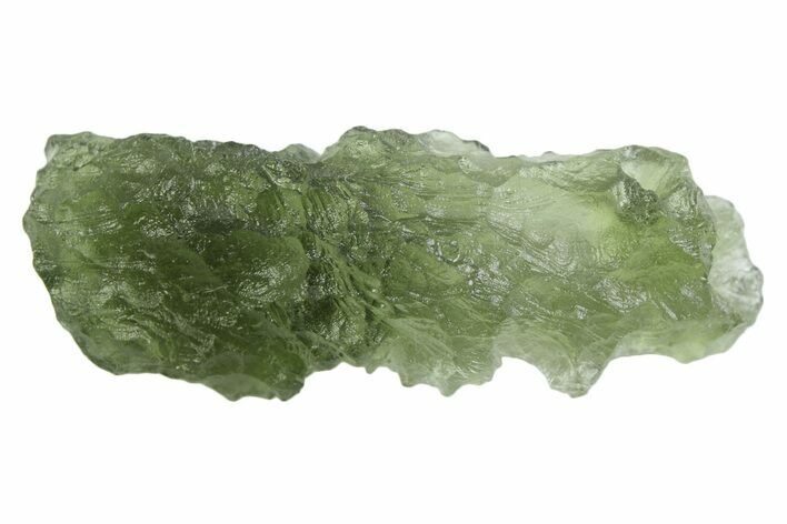 Green Moldavite Tektite ( g) - Czech Republic #359442